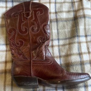 Vintage Nine West Brown Western Boots